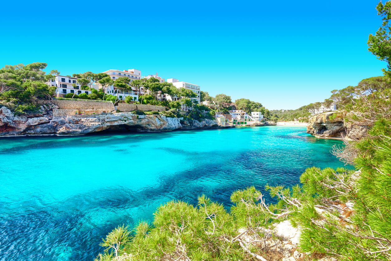 Balearerna: Cala Santanyi à Majorque Balearerna: Cala Santanyi à Majorque