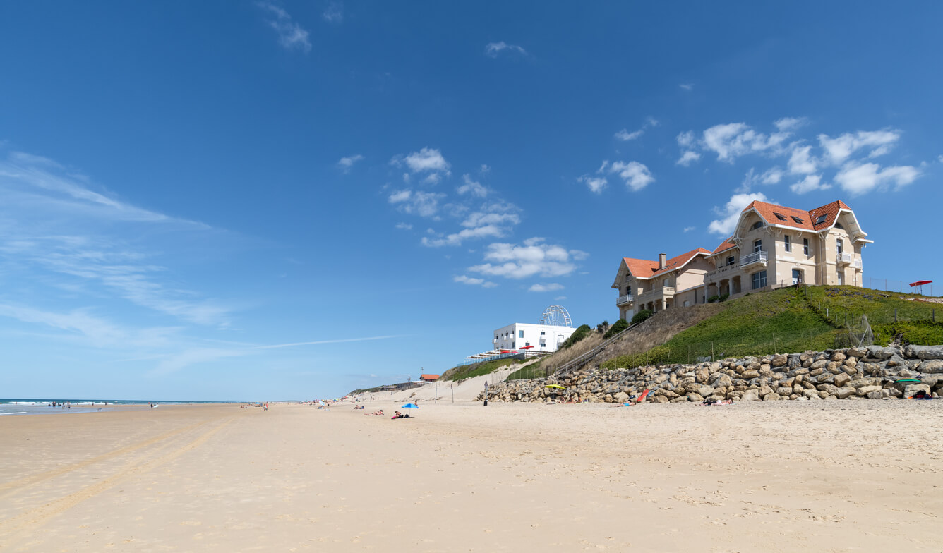 Biscarrosse : La plage de Biscarrosse Biscarrosse : La plage de Biscarrosse