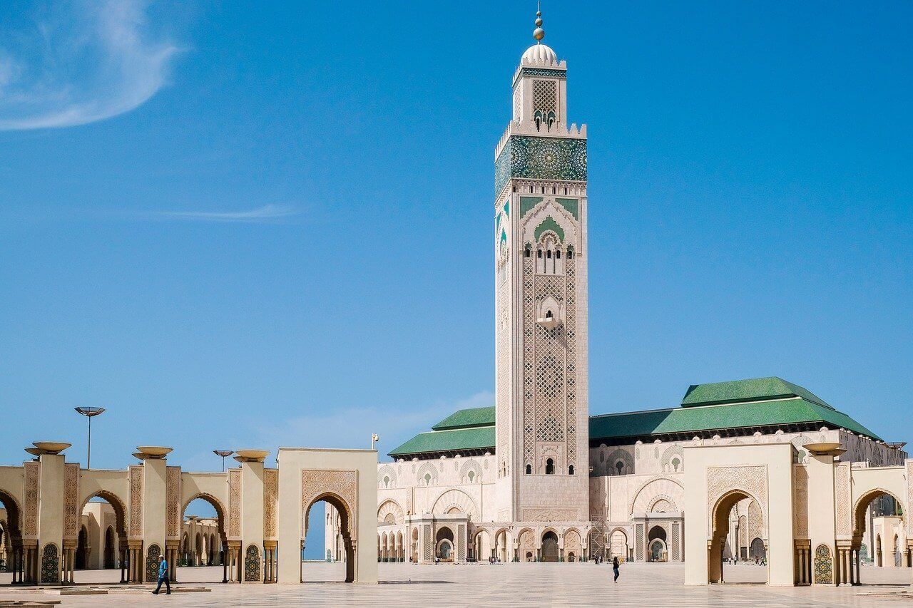 Marocko: La mosquée Hassan II à Casablanca