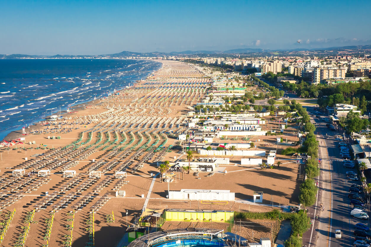 Vädret i Rimini i Maj 2025 Genomsnittlig Temperatur i Maj Italien
