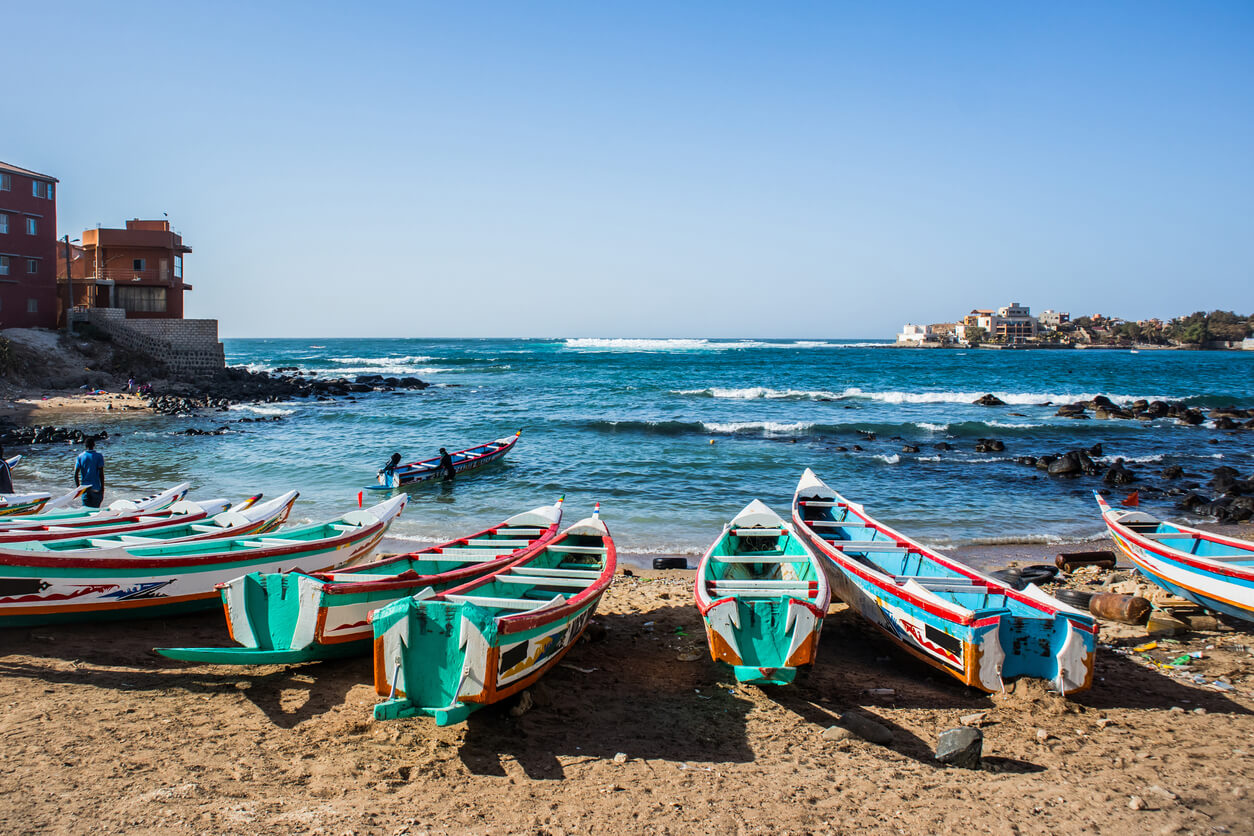 Senegal: Bateaux de pêche à Ngor