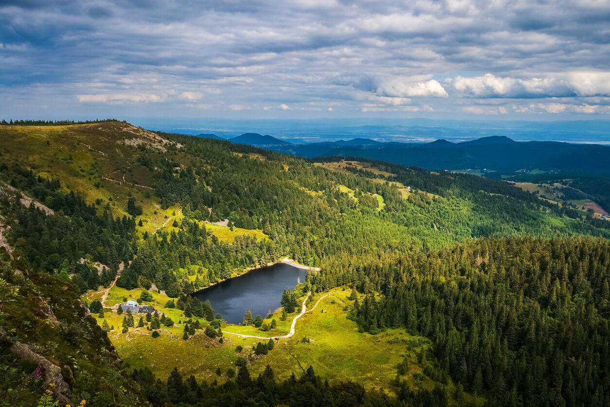 Vosges: Lac du Forlet dans les Vosges